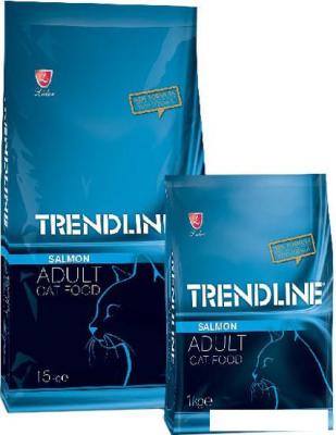 Сухой корм для кошек Trendline Adult Cat Food с лососем 15 кг Сухой корм для кошек Trendline Adult Cat Food с лососем 15 кг