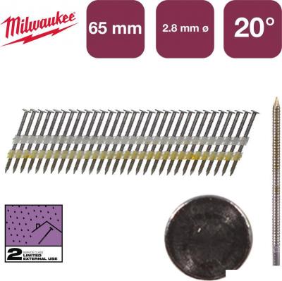 Гвозди для пистолета Milwaukee 4932492591 (2000 шт) Гвозди для пистолета Milwaukee 4932492591 (2000 шт)