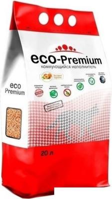 Наполнитель для туалета Eco-Premium с ароматом персика 20 л Наполнитель для туалета Eco-Premium с ароматом персика 20 л