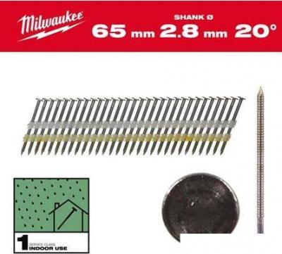 Гвозди для пистолета Milwaukee 4932492587 (2000 шт) Гвозди для пистолета Milwaukee 4932492587 (2000 шт)