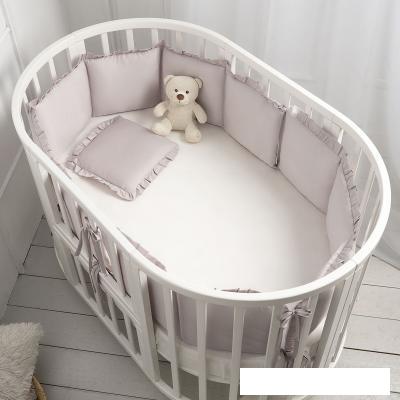 Бампер в кроватку Perina Lovely Dream (серый) Бампер в кроватку Perina Lovely Dream (серый)