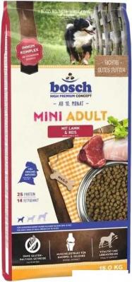 Сухой корм для собак Bosch Mini Adult Lamb & Rice (Ягненок с Рисом) 15 кг Сухой корм для собак Bosch Mini Adult Lamb & Rice (Ягненок с Рисом) 15 кг