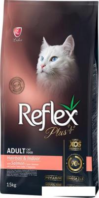 Сухой корм для кошек Reflex Plus Hairball с лососем и курицей (15 кг) Сухой корм для кошек Reflex Plus Hairball с лососем и курицей (15 кг)