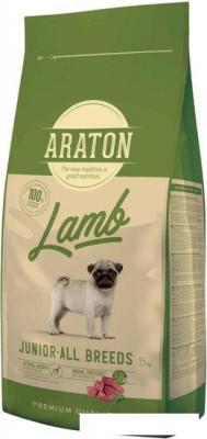 Сухой корм для собак Araton Junior Lamb 15 кг Сухой корм для собак Araton Junior Lamb 15 кг