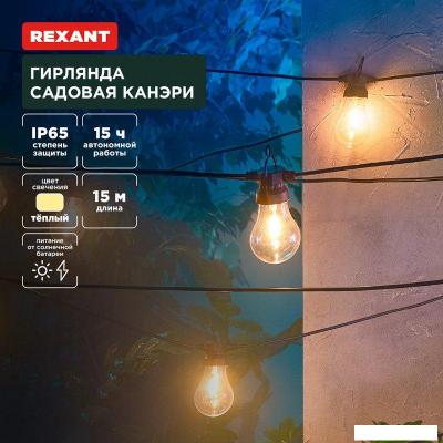 Гирлянды и световые фигуры Rexant Канэри 602-2422 Гирлянды и световые фигуры Rexant Канэри 602-2422