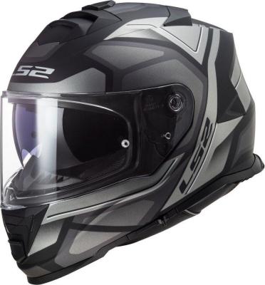 Мотошлем LS2 FF800 Storm Faster (XS, черно-серый матовый) Мотошлем LS2 FF800 Storm Faster (XS, черно-серый матовый)