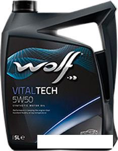 Моторное масло Wolf Vital Tech 5W-50 5л Моторное масло Wolf Vital Tech 5W-50 5л