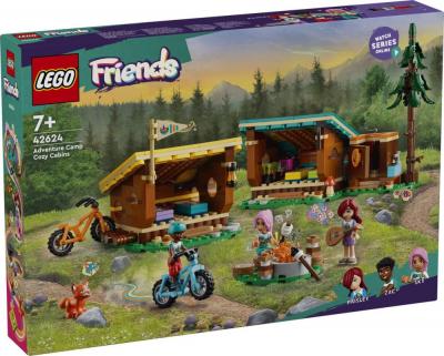 Конструктор LEGO Friends 42624 Лагерь приключений: Уютные домики Конструктор LEGO Friends 42624 Лагерь приключений: Уютные домики