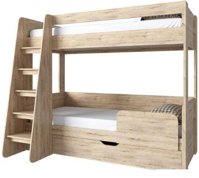 Двухъярусная кровать Anrex Oskar 90x200 711208 (дуб санремо) Двухъярусная кровать Anrex Oskar 90x200 711208 (дуб санремо)