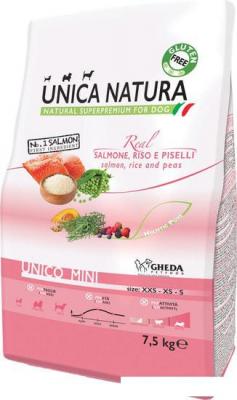 Сухой корм для собак Unica Natura Unico Mini с лососем, рисом и горохом 7.5 кг Сухой корм для собак Unica Natura Unico Mini с лососем, рисом и горохом 7.5 кг