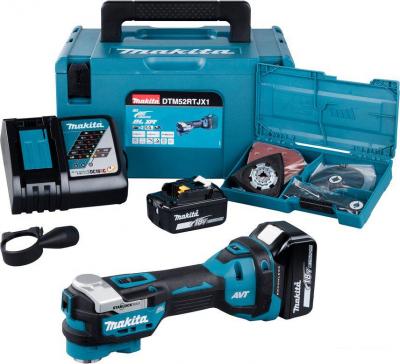 Реноватор Makita DTM52RTJX1 (с 2-мя АКБ, кейс, набор оснастки) Реноватор Makita DTM52RTJX1 (с 2-мя АКБ, кейс, набор оснастки)
