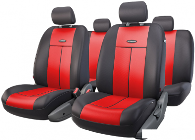 Комплект чехлов для сидений Autoprofi TT-902P (черный/красный) Комплект чехлов для сидений Autoprofi TT-902P (черный/красный)