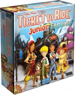 Настольная игра Мир Хобби Ticket to Ride Junior. Европа Настольная игра Мир Хобби Ticket to Ride Junior. Европа