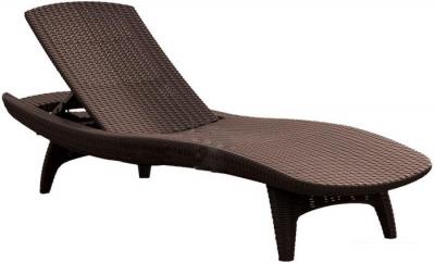 Шезлонг Keter Pacific Sun (коричневый) Шезлонг Keter Pacific Sun (коричневый)
