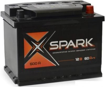 Автомобильный аккумулятор Spark 500A (EN) R+ SPA60-3-R (60 А·ч) Автомобильный аккумулятор Spark 500A (EN) R+ SPA60-3-R (60 А·ч)